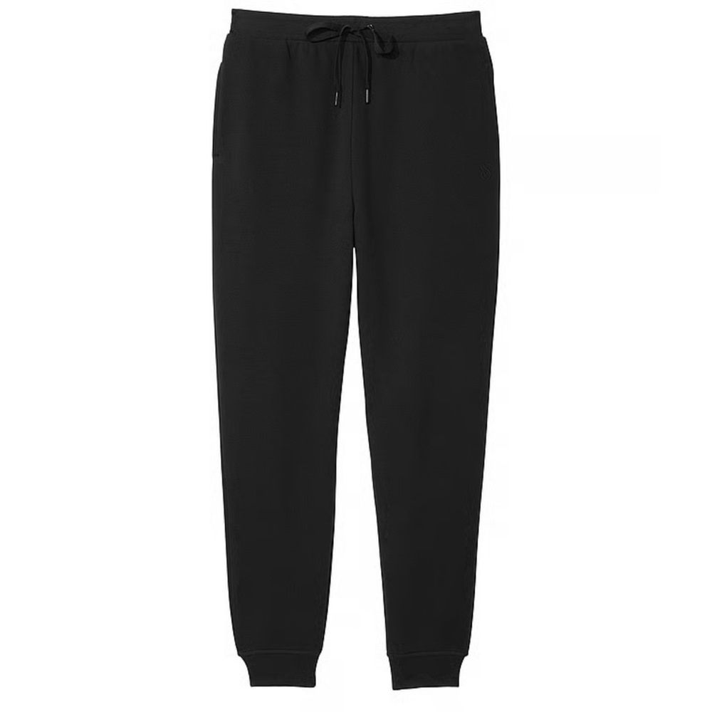 BNWT VICTORIA'S SECRET Cotton Fleece High-Rise Jogger Pants, BLACK, XS